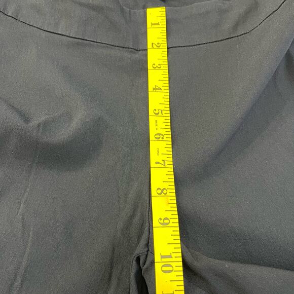 Harve Benard Black Pull On Stretchy Straight Leg Work Dress Pants 10 - Picture 8 of 10